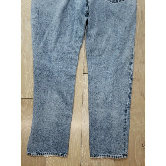 Carhartt Mens 38X32 Blue Straight Traditional Fit Jeans 100% Cotton Distressed - Picture 9 of 9